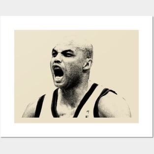 Charles Barkley New Sketch Retro Posters and Art